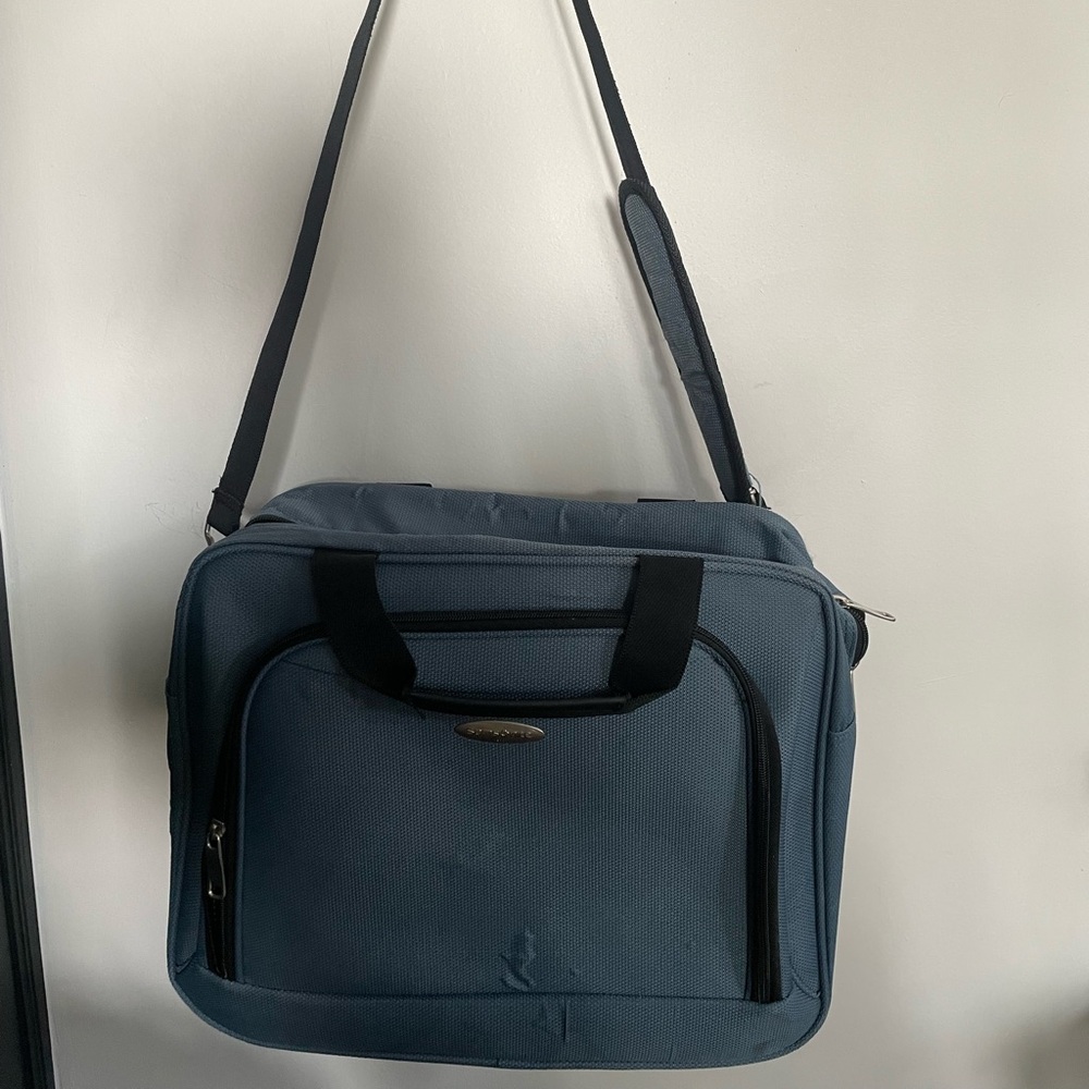 Samsonite Blue and Black Luggage Travel Bags